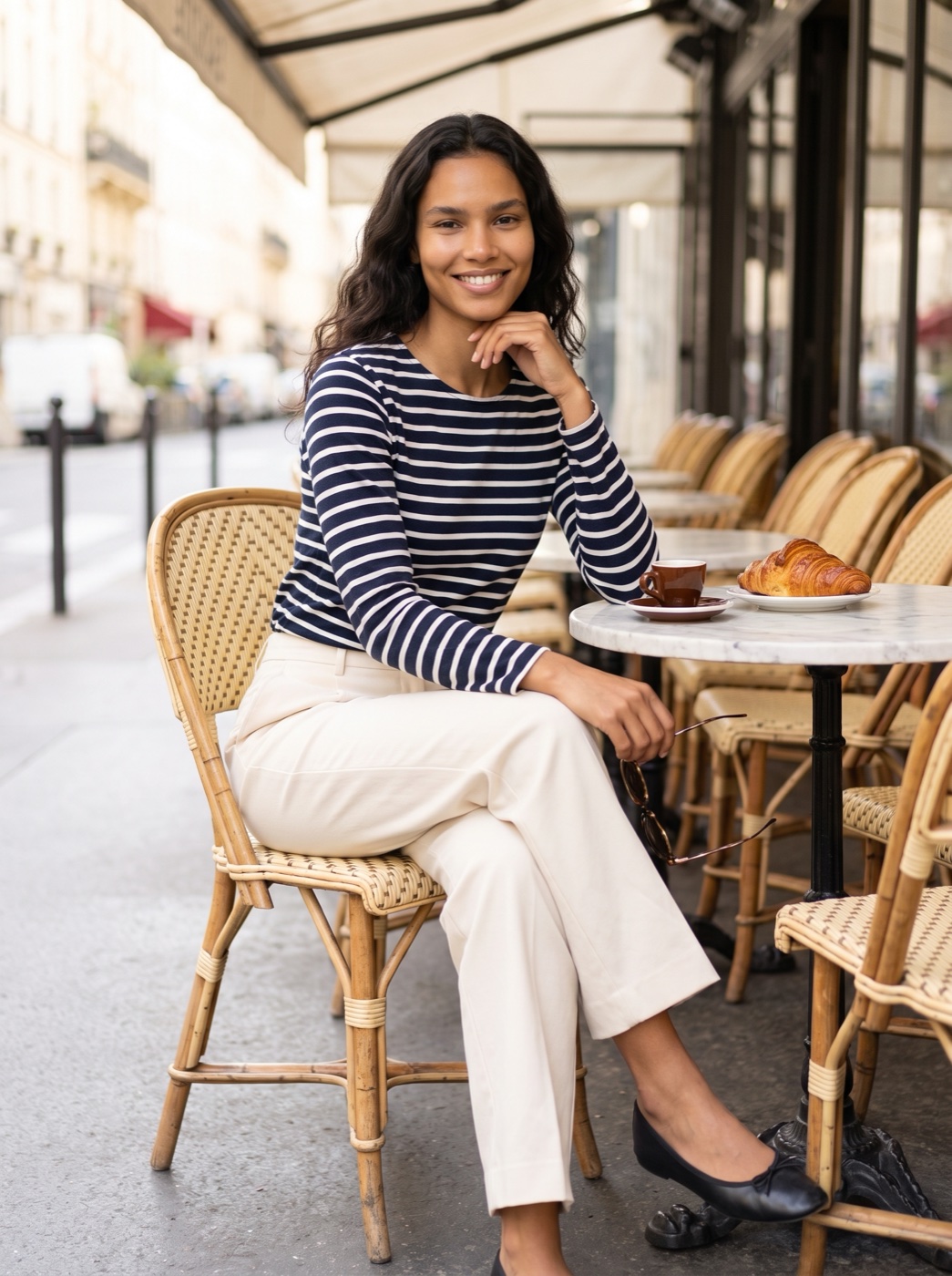 Parisian café terrace